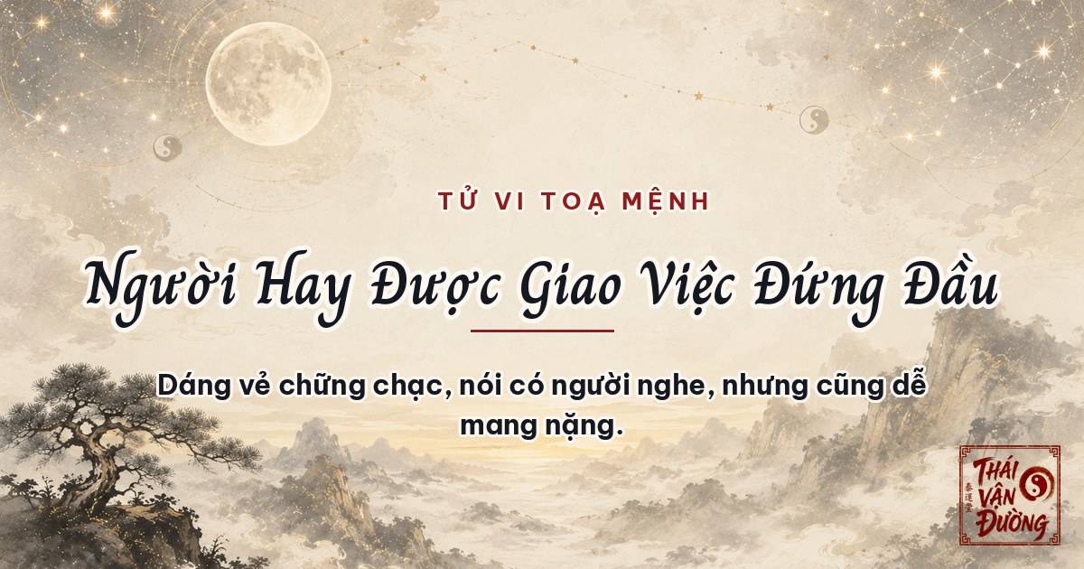 Tử Vi tọa cung Mệnh