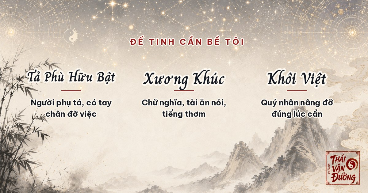 Đế tinh cần bề tôi