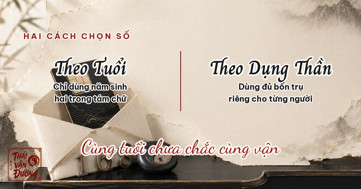 Chọn sim theo tuổi và chọn theo Dụng Thần khác nhau thế nào