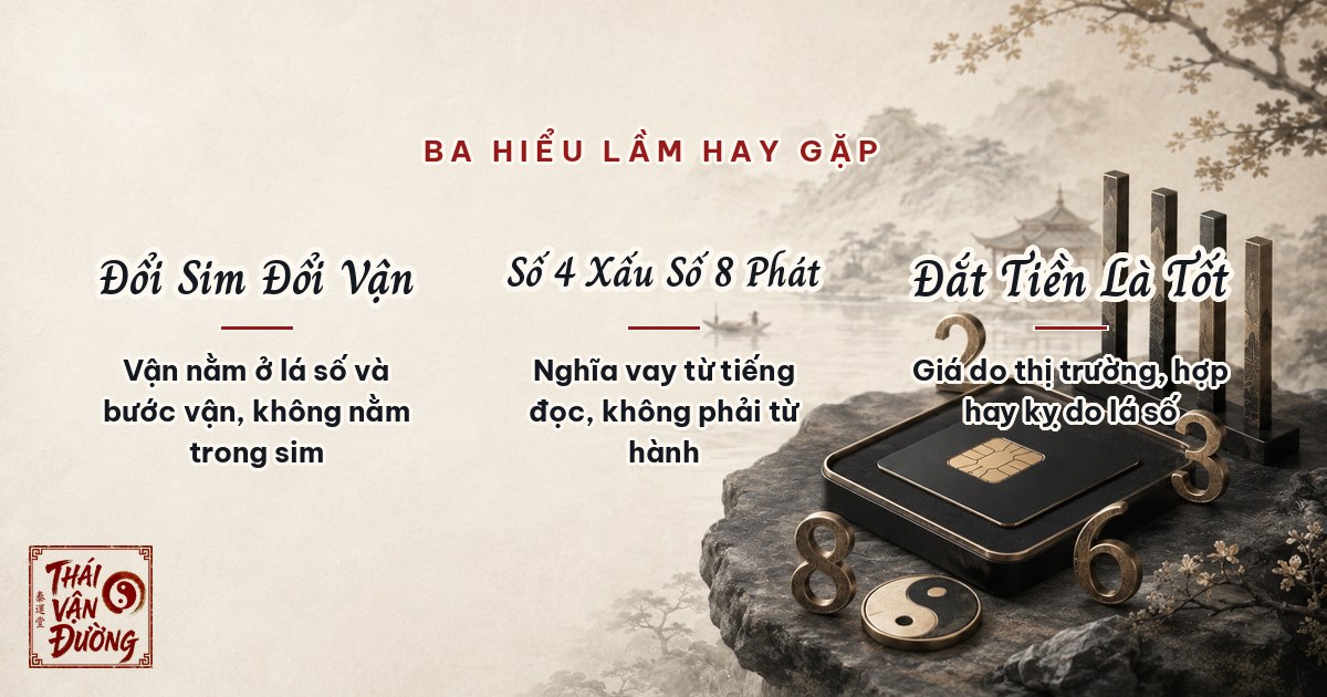 Ba hiểu lầm khiến nhiều người chọn sai sim