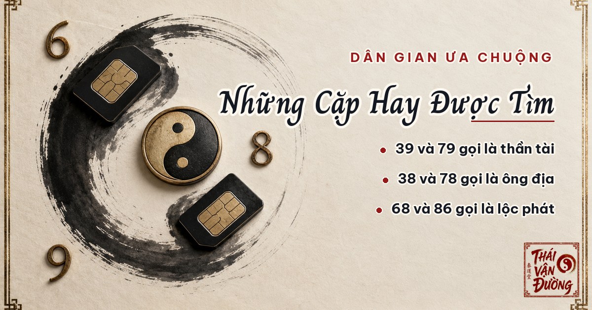 Các cặp số cuối được ưa chuộng theo dân gian