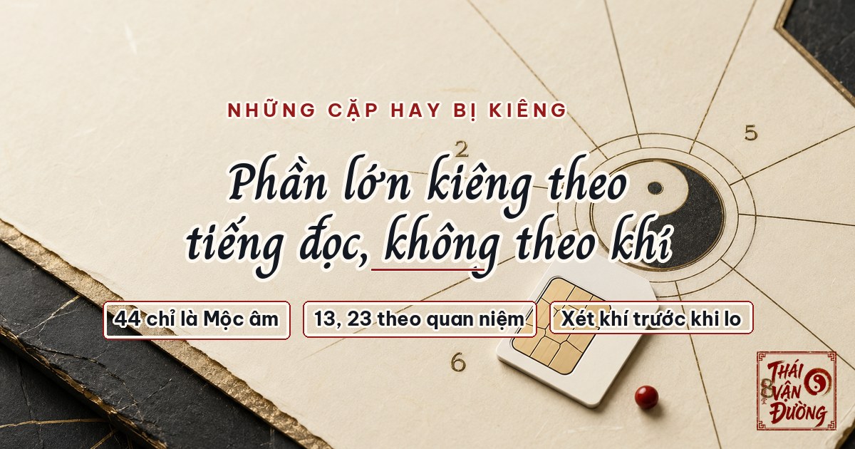 Các cặp số cuối hay bị kiêng theo dân gian