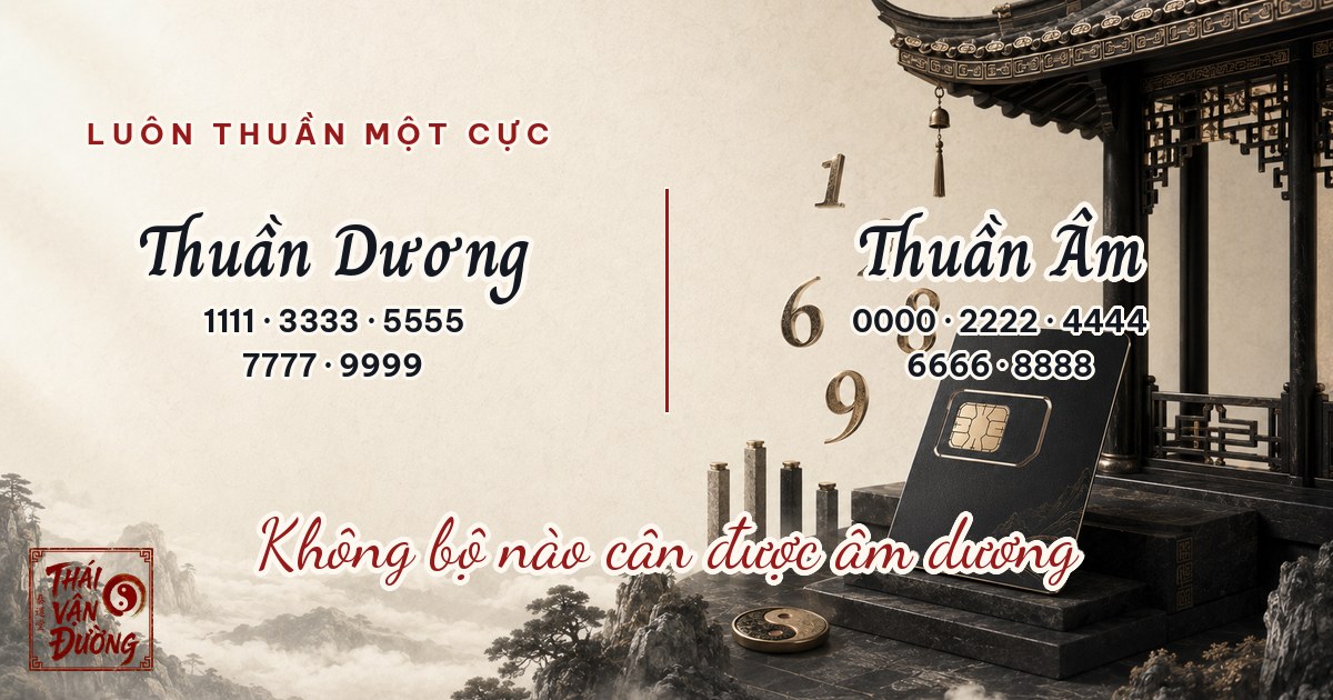 Tứ quý luôn thuần một cực âm dương