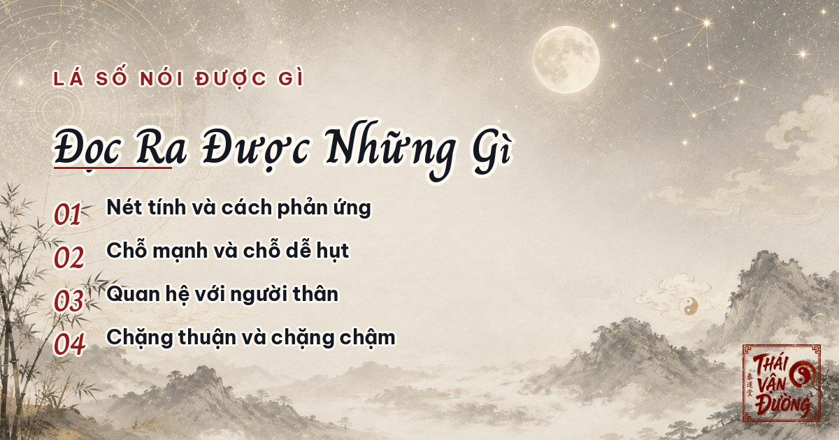 Lá số tử vi nói được điều gì