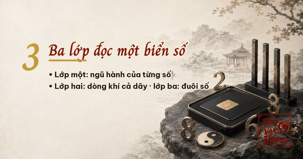 Ba lớp đọc một biển số
