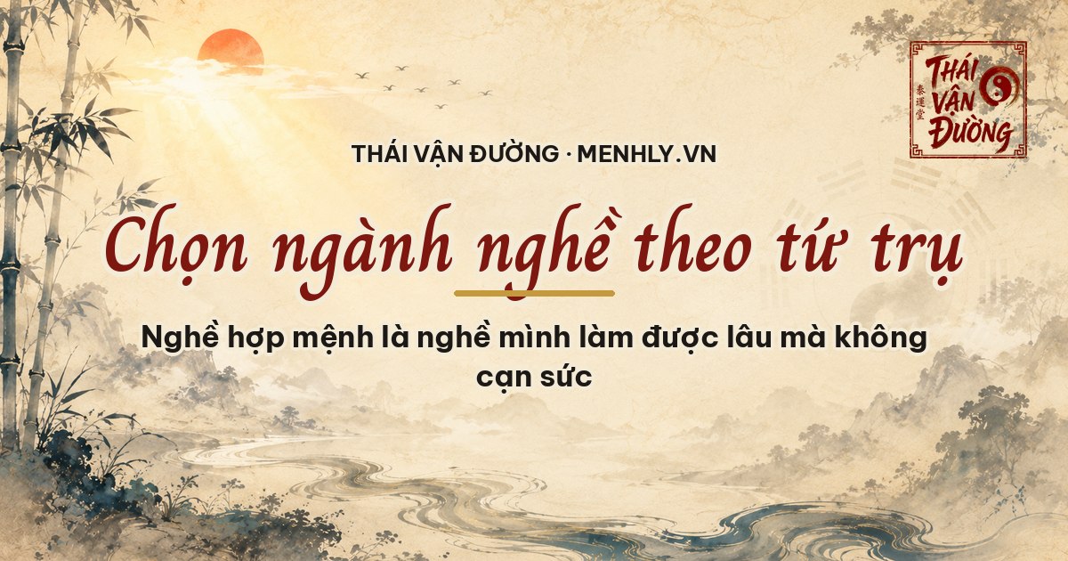 Chọn ngành nghề theo tứ trụ