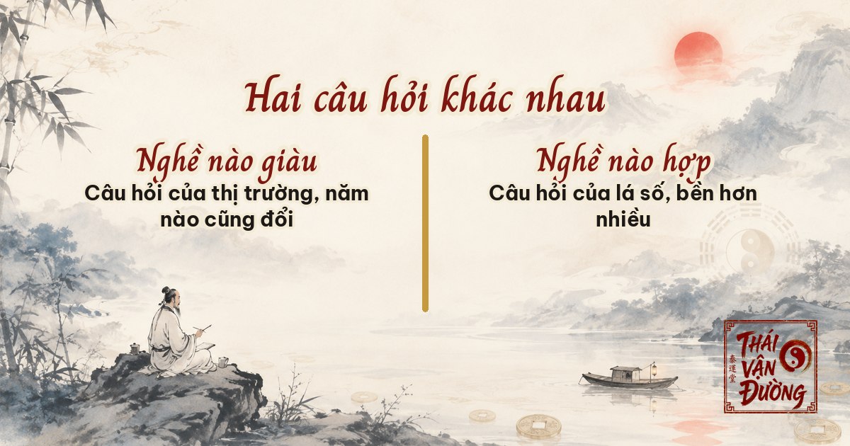 Hai câu hỏi khác nhau