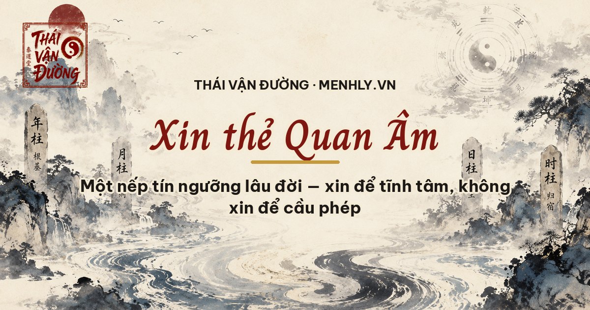 Xin thẻ Quan Âm