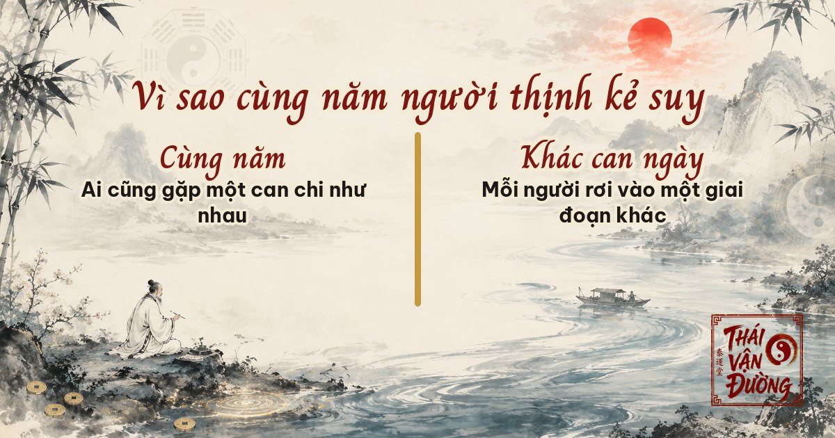Vì sao cùng năm người thịnh kẻ suy