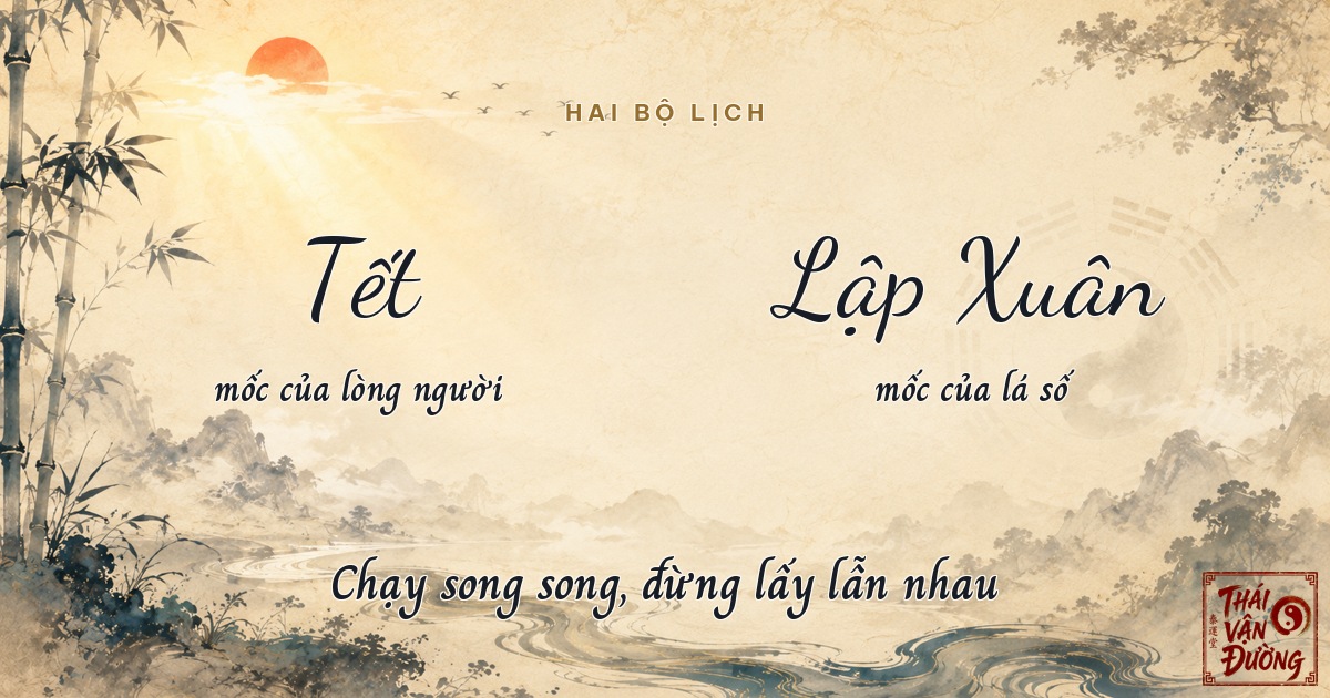 Tết là mốc của lòng người, Lập Xuân là mốc của lá số