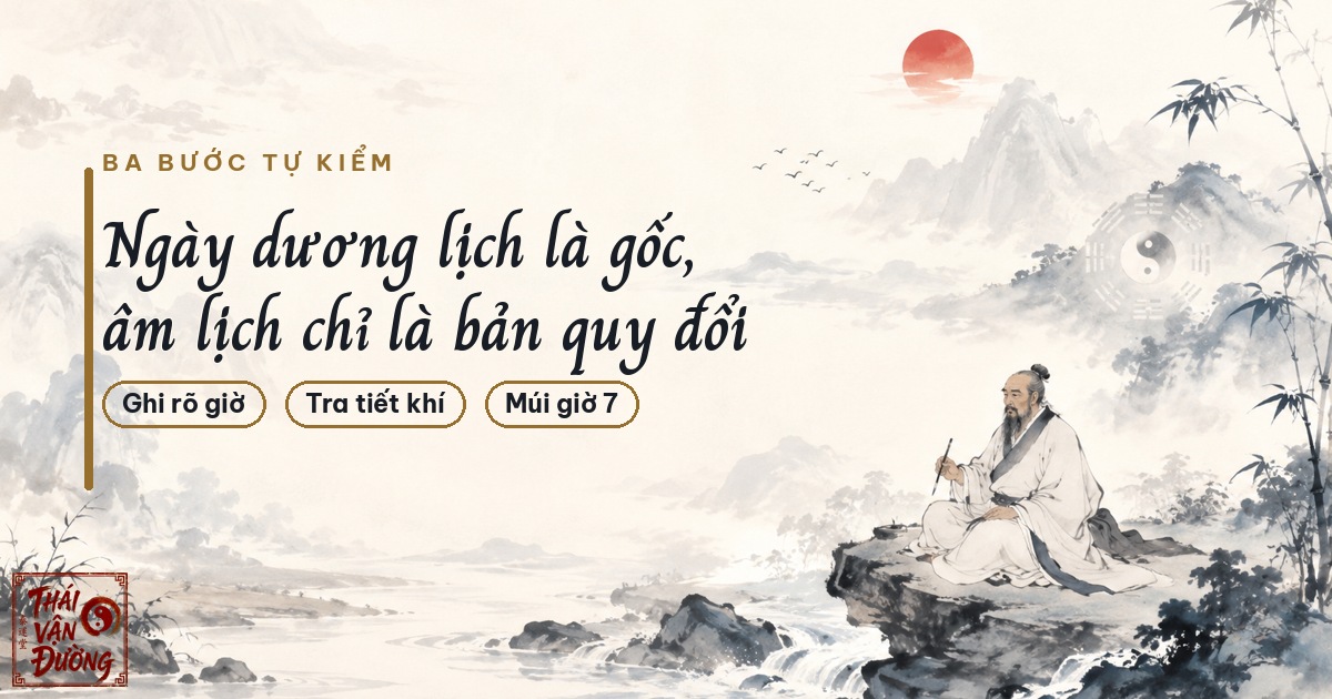 Ba bước tự kiểm tra mốc Lập Xuân trong lá số