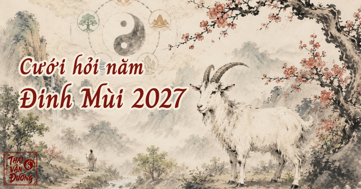 Năm Đinh Mùi 2027 xét khí năm: can sinh chi, khí thuận dòng