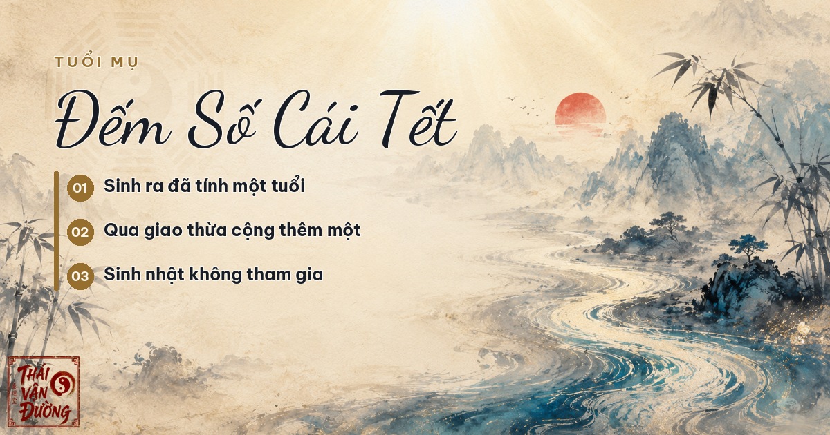 Tuổi mụ đếm số cái Tết đã đi qua