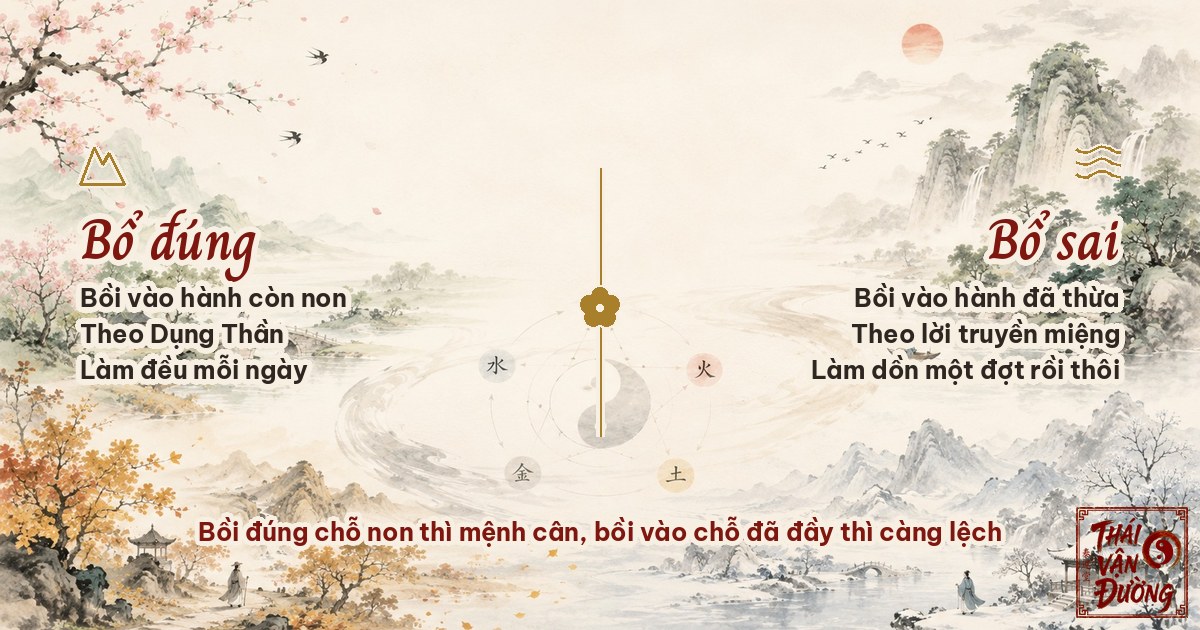 Thiếu gì bổ nấy là hiểu sai