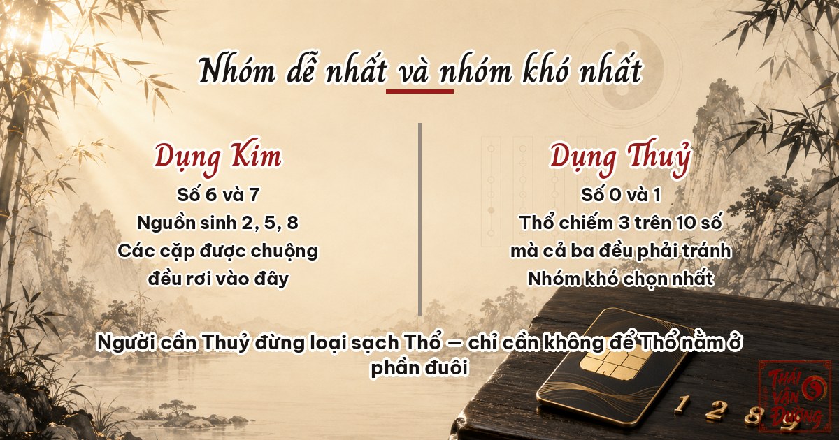 Người cần Kim và người cần Thuỷ