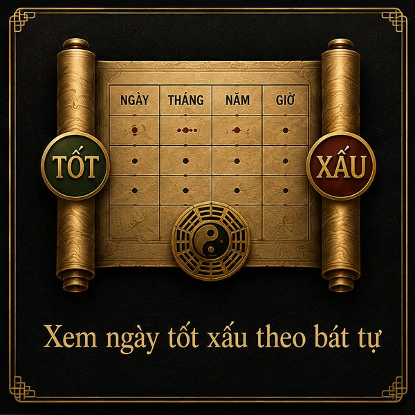 Xem ngày tốt xấu theo bát tự